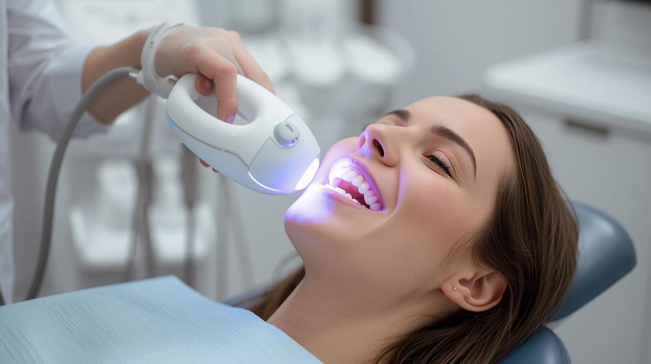 Professional In-Clinic Whitening Experience